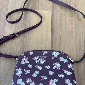 Kate Spade Purple Floral Crossbody Bag